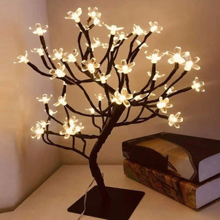 TREE Nature-Inspired Sculptural Bedside Lamp - branching detail