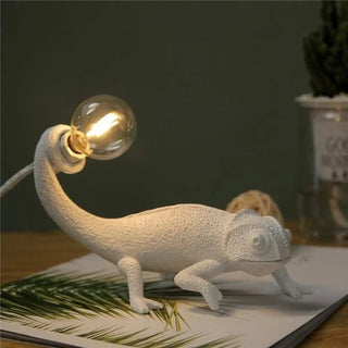 CAMELEON Playful Chameleon Designer Bedside Lamp - front view