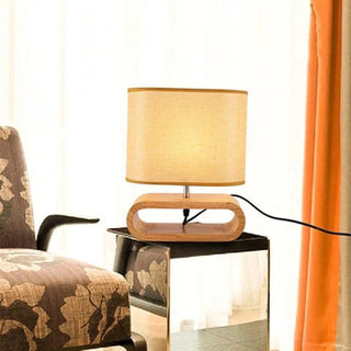 VAHINE Wood Bedside Lamp – Natural Warmth Scandinavian Design