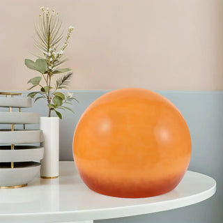 MARS Ice Ball Glass Bedside Lamp – retro spherical elegant design front view