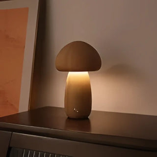 CHAMPOU Mushroom Bedside Lamp - mushroom silhouette detail