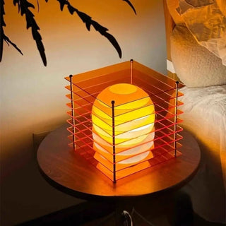 CUBIS Geometric Cube Lamp - color mode RGB glow