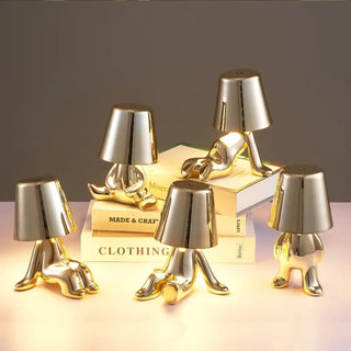 BUDDY Figurine Metallic Effect Bedside Lamp - colour variant 2