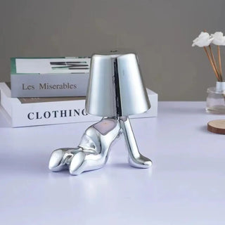 BUDDY Figurine Metallic Effect Bedside Lamp - colour variant 1