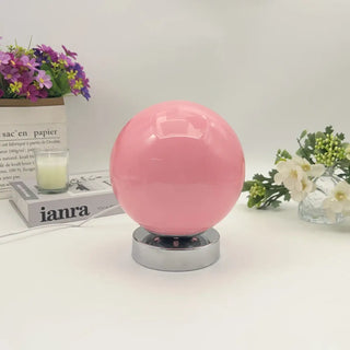 LANGE bedside lamp – delicate glass balloon silhouette