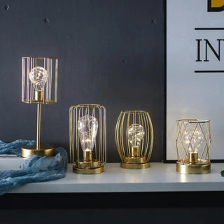 DECO Designer Lamp - warm ambient light in bedroom