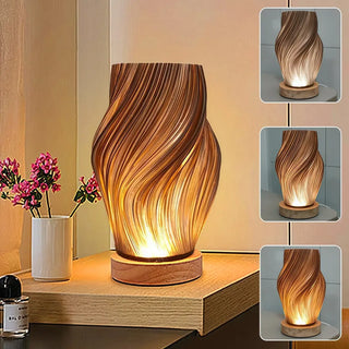 LAYERS bedside lamp – soft warm layered light ambiance