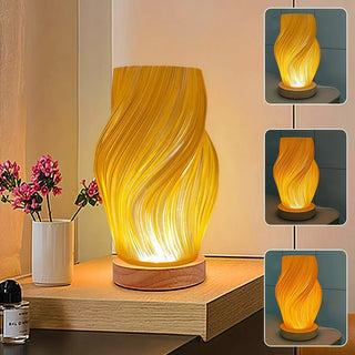 LAYERS Elegant Layered Bedside Lamp – sophisticated modern design front view
