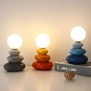 HESTIA bedside lamp – bohemian bedroom mineral setting