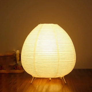 LANTERN rice paper bedside lamp – soft diffused Zen light