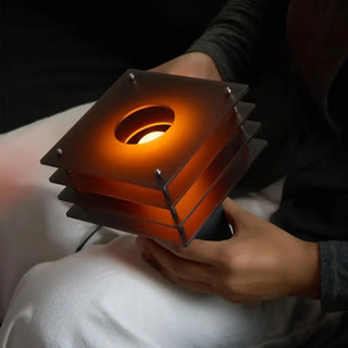Modern designer bedroom lamp, soft warm ambient light