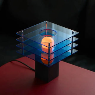 Designer bedside lamp, modern soft ambient bedroom lighting