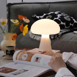 NAVIE mushroom lamp – bohemian lifestyle bedroom