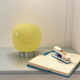 MACARON bedside lamp – vibrant colored glass luminous depth