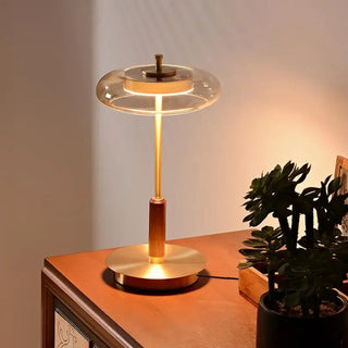 CUIVRIA Modern Minimalist Bedside Lamp - front view