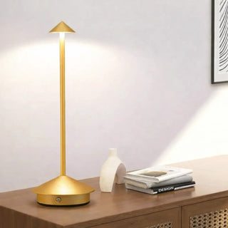 Modern minimalist bedside lamp, soft warm reading light for bedroom