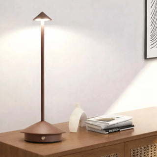 Designer minimalist bedside lamp, modern soft warm reading light