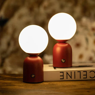 LINA bedside lamp – cozy globe lamp lifestyle