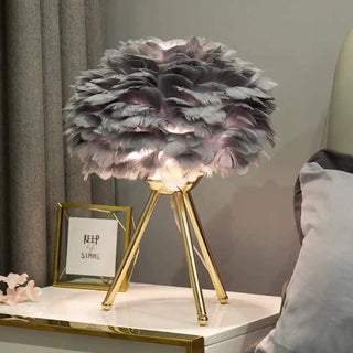PLUME Feather Bedside Lamp – Airy Romantic Delicate Design
