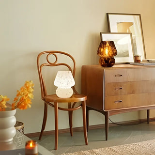 MUSH Elegant Vintage Mushroom Bedside Lamp – retro iconic design front view