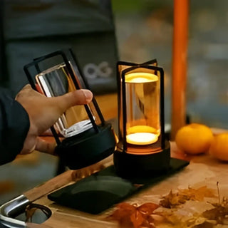 ALLOY Industrial Loft Bedside Lamp - ambient warm light