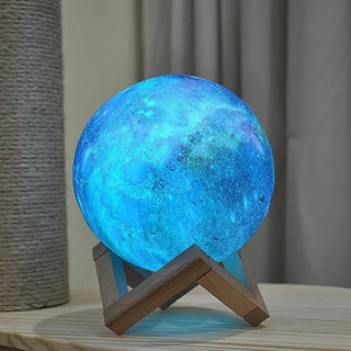 GALAXIE bedside lamp – celestial design side profile