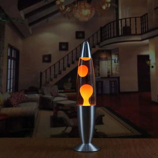 LAVA retro lava lamp – rising wax bubbles motion detail