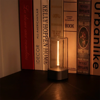 RICHY Tinted Glass LED Decorative Table Lamp – Modern Ambient Design