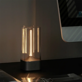 RICHY Tinted Glass LED Decorative Table Lamp – Modern Ambient Design