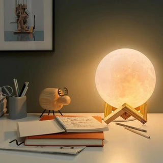 MOON moon lamp – space-inspired decor lifestyle setting