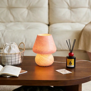 GLASSY bedside lamp – soft warm prestige light ambiance
