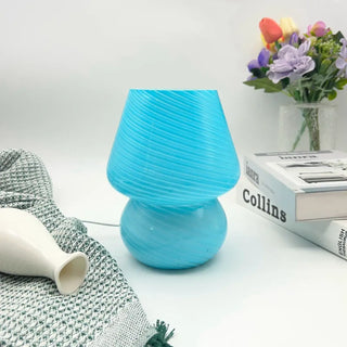 GLASSY Refined Glass Bedside Lamp – elegant prestige design front view