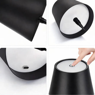 WINNY Retro-Chic Elegant Bedside Lamp – Glamorous Vintage Design