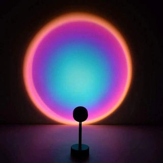 Sunset USB bedside lamp, warm romantic ambient light for bedroom