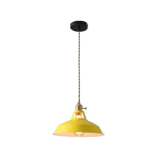 RETRO Colored Pendant Lamp – Vibrant Mid-Century Hanging Light