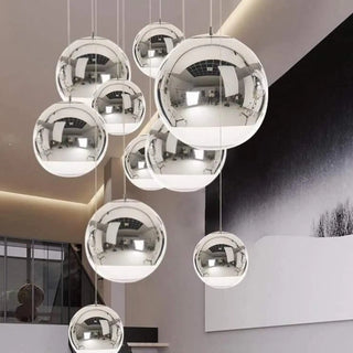 ORBE Living Room Pendant Lamp – Elegant Spherical Hanging Light