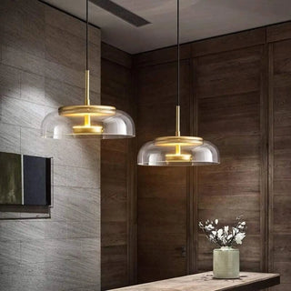 HANG Glass Pendant Lamp – Elegant Transparent Hanging Ceiling Light