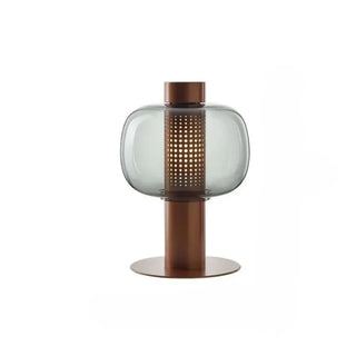 VETRA Contemporary Colored Glass Table Lamp – Vibrant Artistic Design