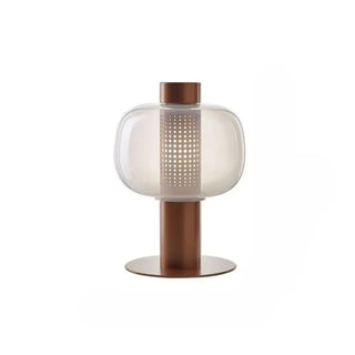 VETRA Contemporary Colored Glass Table Lamp – Vibrant Artistic Design
