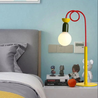 ZIGGY Yellow Base Contemporary Table Lamp – Retro Cheerful Design