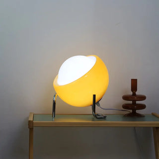 RATINE Tilted Ball Design Bedside Lamp – Bold Contemporary Statement