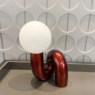YEIMY Rounded Contemporary Table Lamp – Chic Sculptural Modern Design