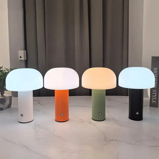 SATIA LED Table Lamp – Modern Minimalist Colored Base Design