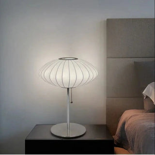 Wabi-Sabi Pumpkin LED Floor Lamp – Japanese Fabric Decorative Lighting