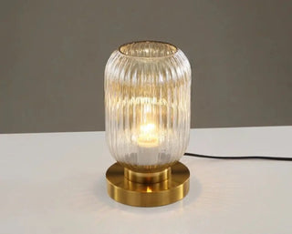 VETY Glass Table Lamp – Golden Base Refined Elegant Design