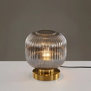 VETY Glass Table Lamp – Golden Base Refined Elegant Design