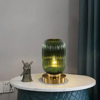 VETY Glass Table Lamp – Golden Base Refined Elegant Design
