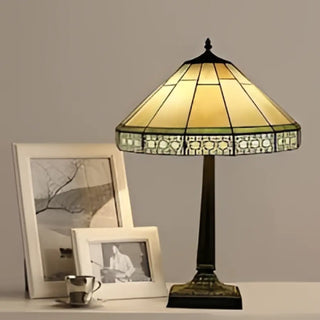 EURUKA Vintage Retro Bedside Lamp - front view