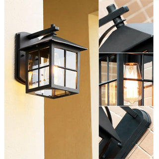 TAGE Retro Outdoor Lantern Wall Light – Classic Vintage Exterior Lamp
