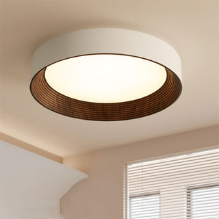 Modern energy efficient flat panel ceiling lamp, metal LED